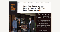 Desktop Screenshot of faulknerlaw.com